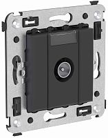 Розетка TV Оконечная без рамки DKC Avanti 1-м. черный матовый картинка